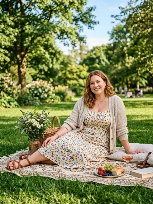16. Floral Sundress for a Daytime Picnic Date