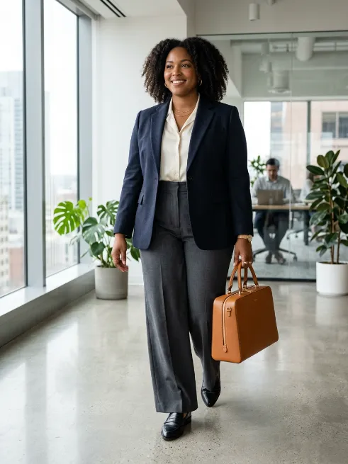 28. Structured Tote Bag in a Neutral Shade