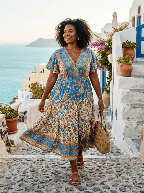 3. Flowy Maxi Dress