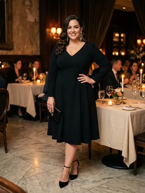 4. Little Black Dress for Fine Dining