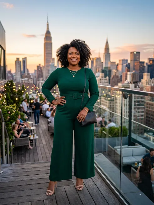 5. Jumpsuit for a Rooftop Bar Date