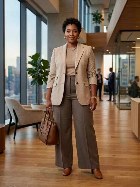 5. Tailored Blazer and Trousers