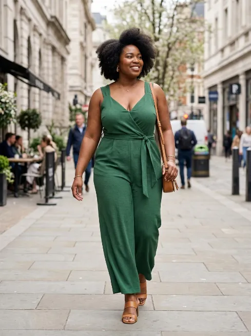 9. Jumpsuit with Wide Straps