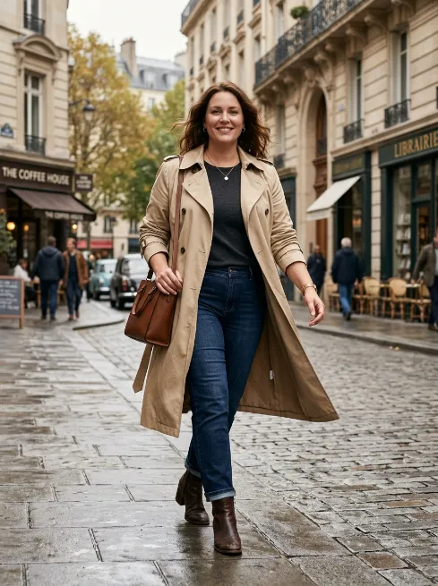 19. A Lightweight Trench Coat
