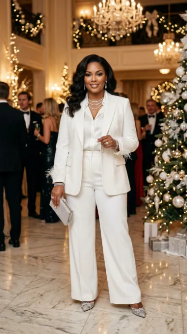 18. All White Winter Glam