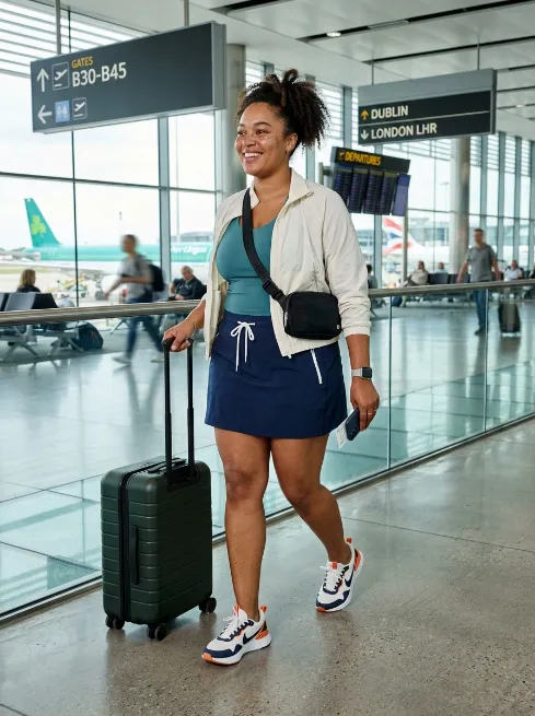 20. Athletic Skort With a Fitted Top