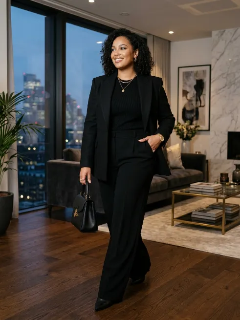 Black Monochrome Outfits That Never Go Out of Style