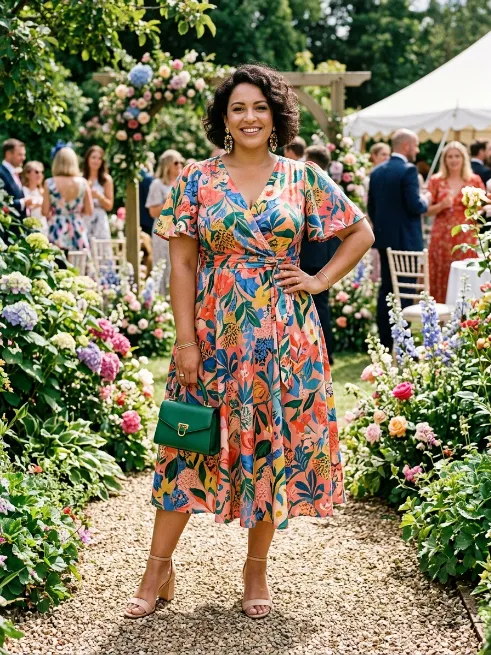 Bold Colors and Prints for Daytime Weddings