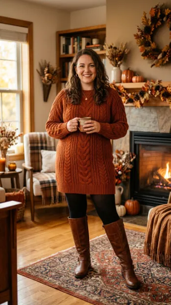 10. Chunky Sweater Dress