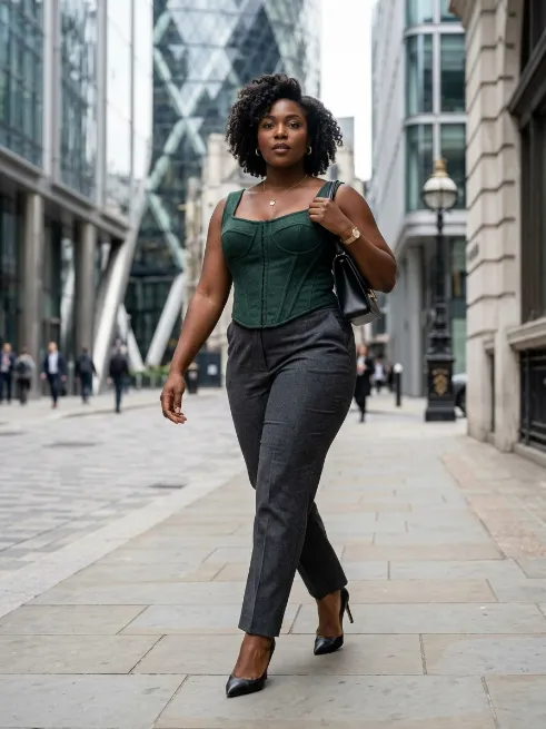9. Corset Top and Trousers