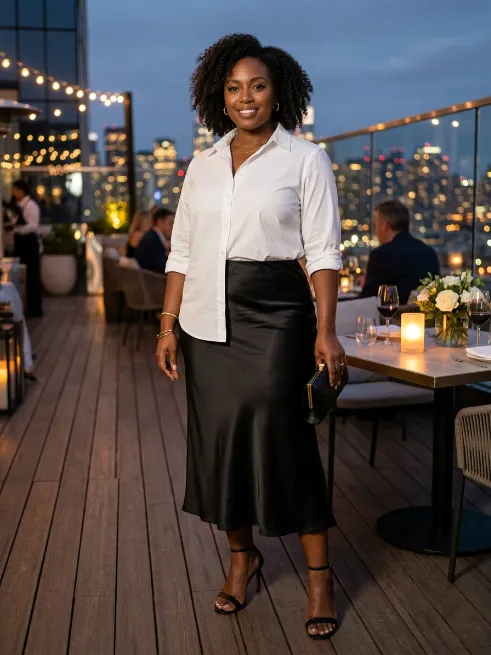 Date Night White Shirt Outfit Ideas