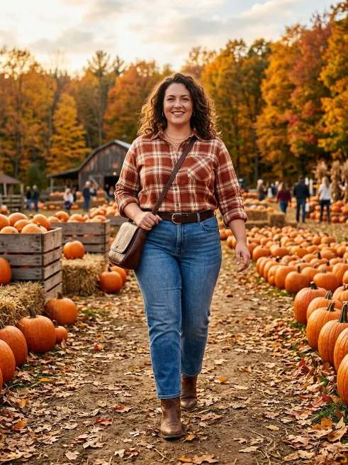 4. Flannel Shirt, Jeans, and Western Boots