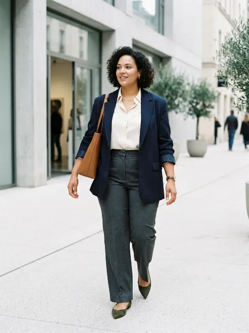 2. High Waisted Trousers