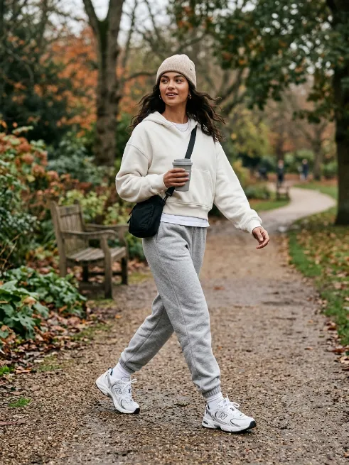7. Joggers and a Cropped Hoodie