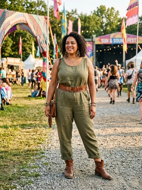15. Jumpsuit With A Statement Belt