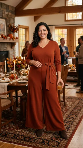 8. Jumpsuit with a Belt