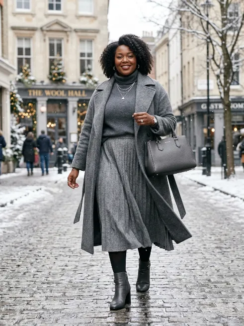 Layered Monochrome for Cooler Weather