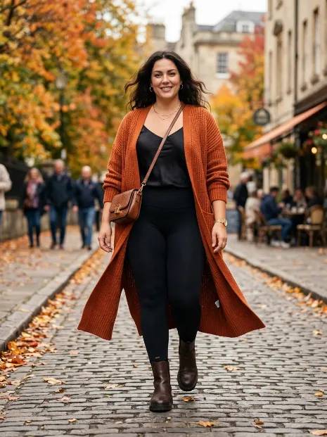 3. Long Cardigan Layering