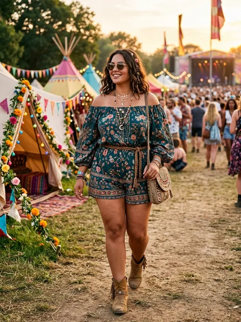5. Off Shoulder Romper