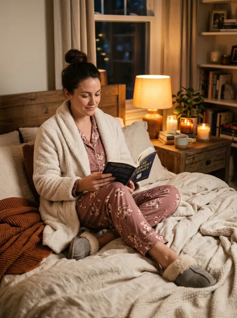 26. Pajama Set with a Robe