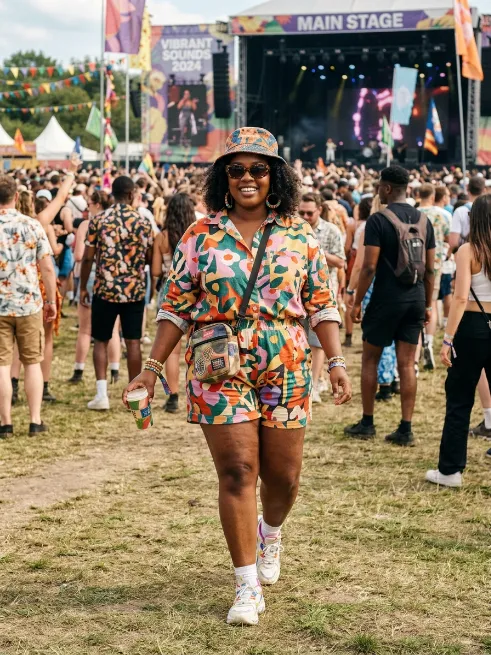 18. Printed Two Piece Set With A Bucket Hat