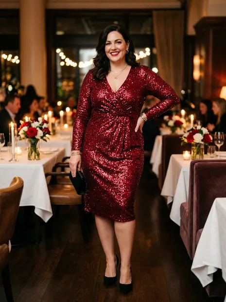 18. Sequin Cocktail Dress