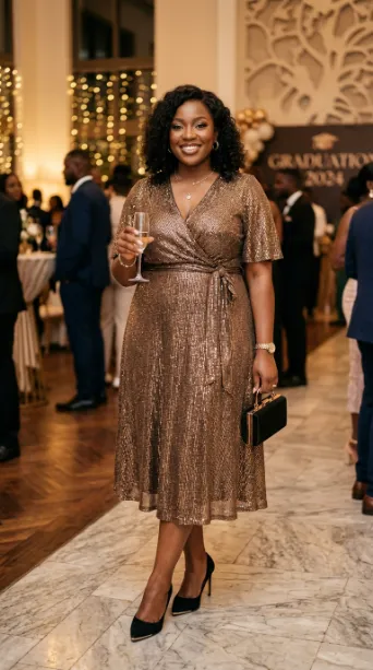 18. Sequin or Metallic Dress