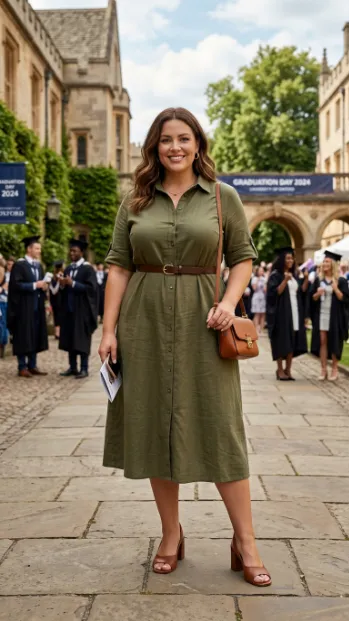 6. Shirt Dress with a Belt