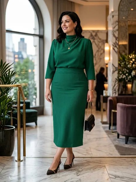 24. Two Piece Skirt Set