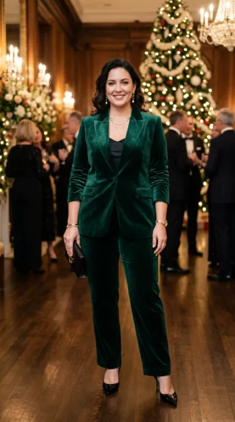 20. Velvet Pantsuit