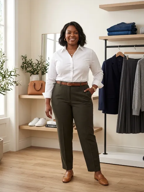 Why Every Plus Size Woman Needs a White Shirt
