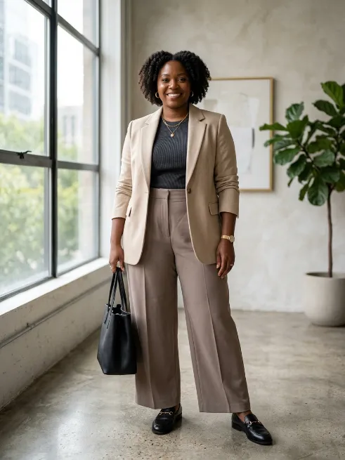 Why Minimalist Style Works So Well For Plus Size Bodies