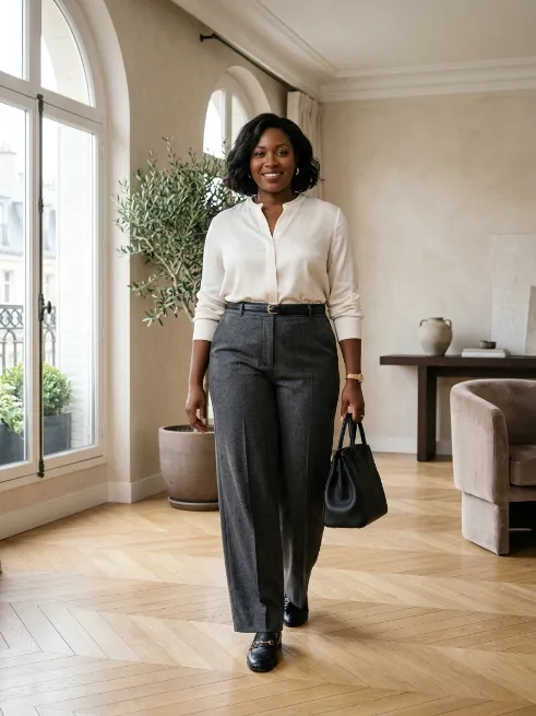 Wide Leg Trousers