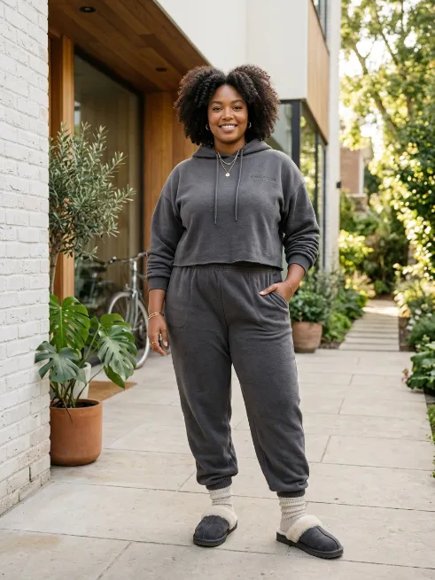 4. Joggers and a Cropped Hoodie