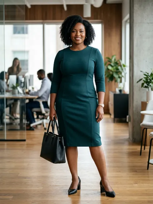 6. Ponte Knit Dress