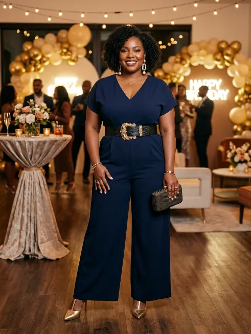 9. Jumpsuit With A Statement Belt