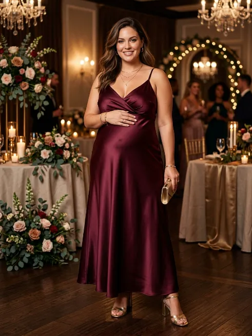 17. Satin Slip Style Dress