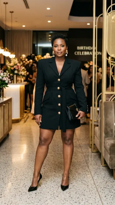 24. Structured Blazer Dress